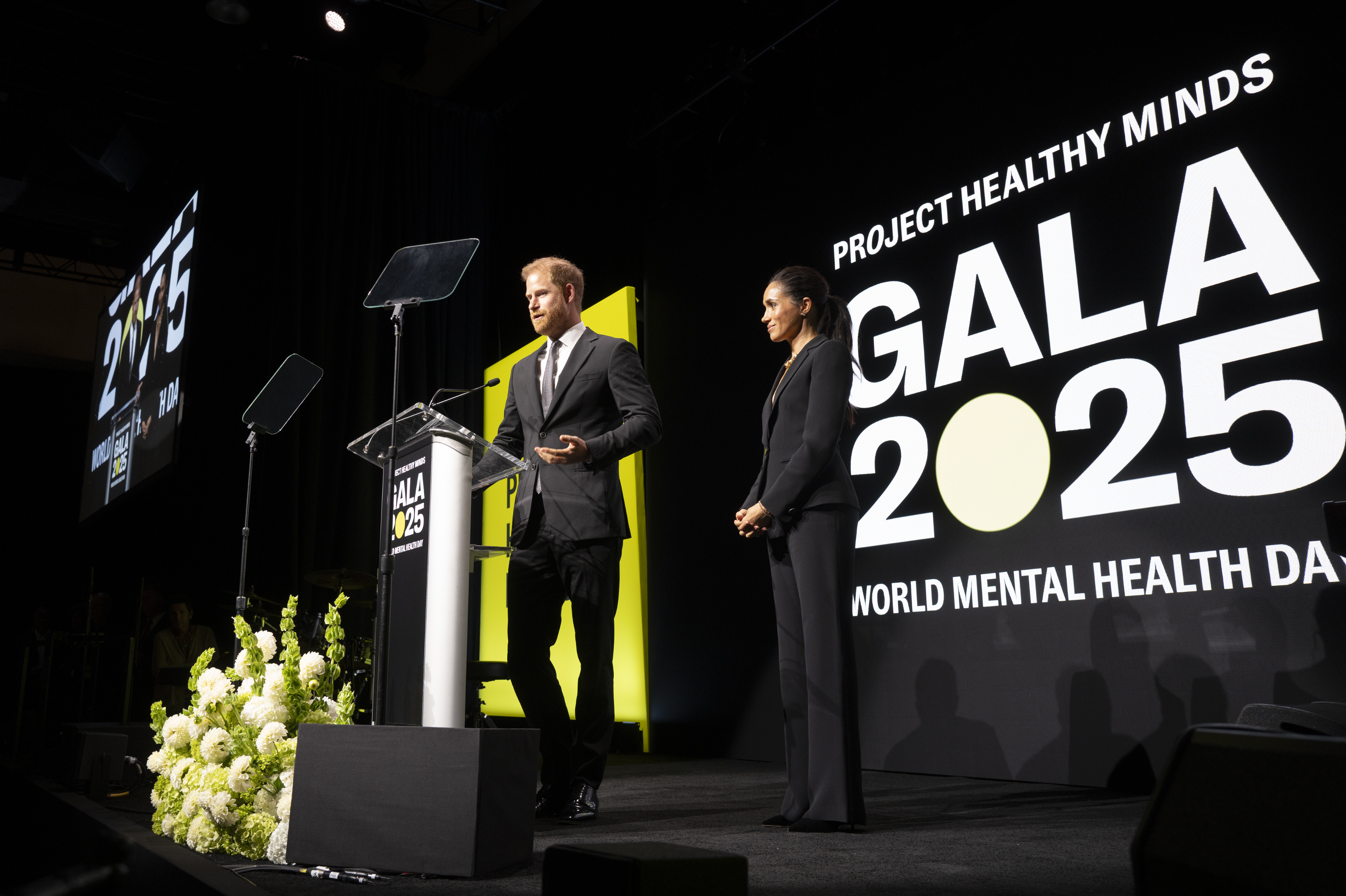 Prince Harry and Meghan at World Mental Health Day Gala